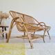 Antique rattan bench