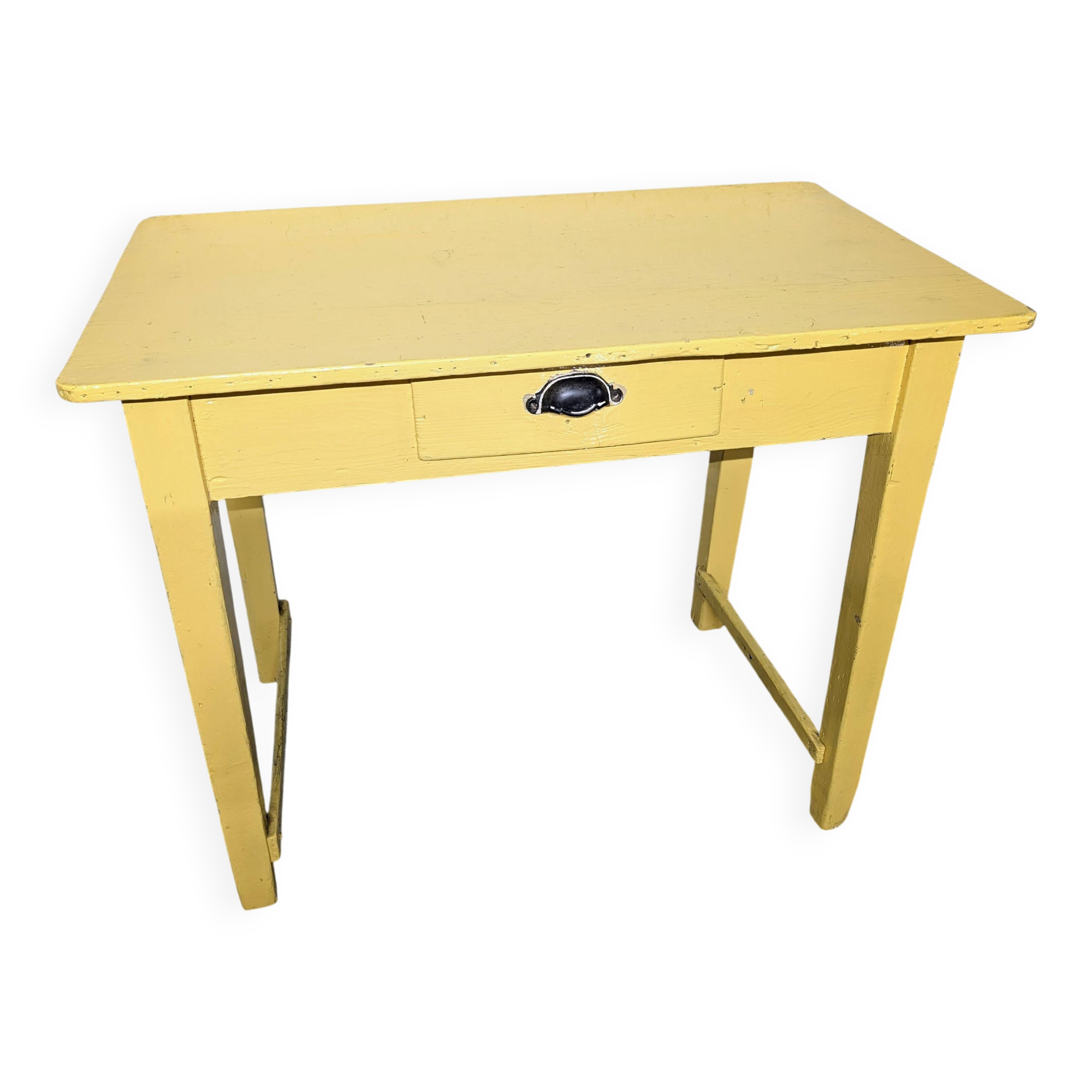 Yellow vintage table