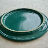Ceramic plate under mat