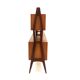 Bibliothèque scandinave "Double" en teck, Suède, 1950