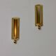Pair Of Mid Century Style 24K Swedish Brass Sconces by Scandia