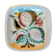 Old vintage ceramic dish Vallauris 50s 60s