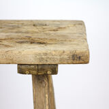 Antique pine butchers table