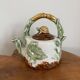 Chinese-American Majolica Turtle & Underwater Landscape Teapot, Vintage Shiwan Ware by RC Creations