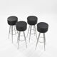 Set of four Golia model stools by Maurizio Peregalli