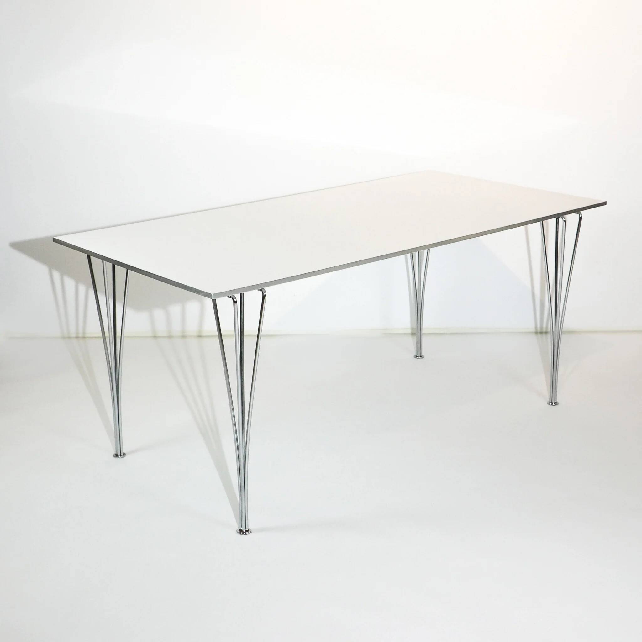 Vintage rectangular dining table by Piet Hein, Bruno Mathsson and Arne Jacobsen for Fritz Hansen, Sweden.