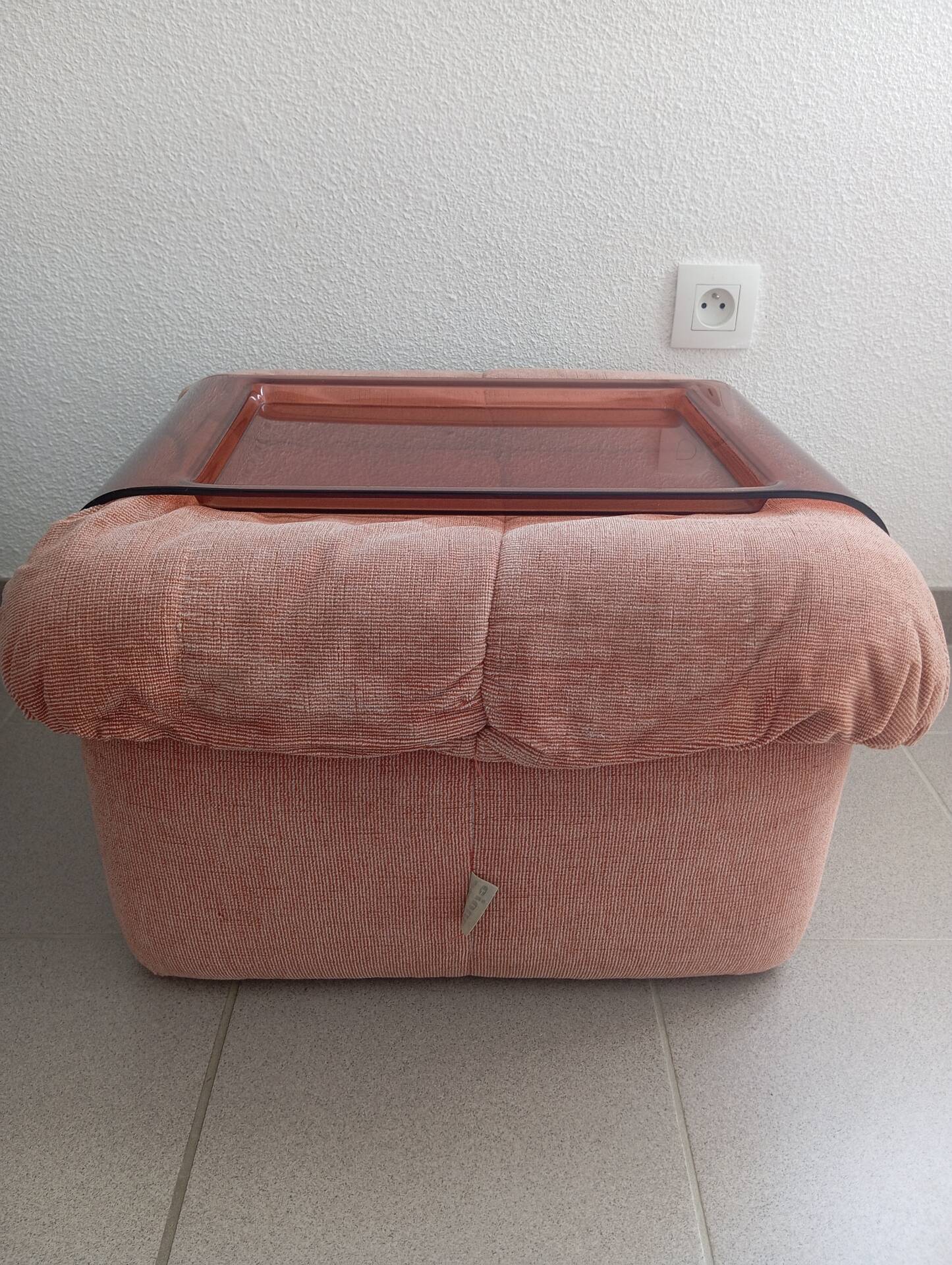 Vintage pouf Cinna