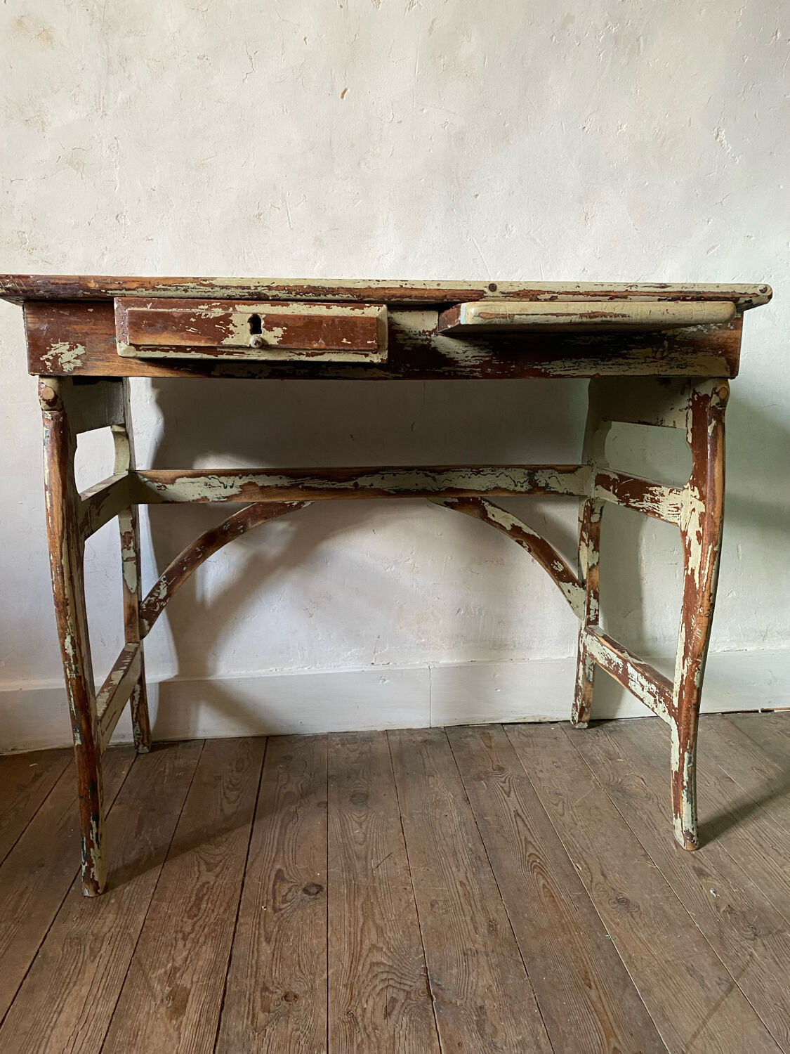 Antique patinated desk