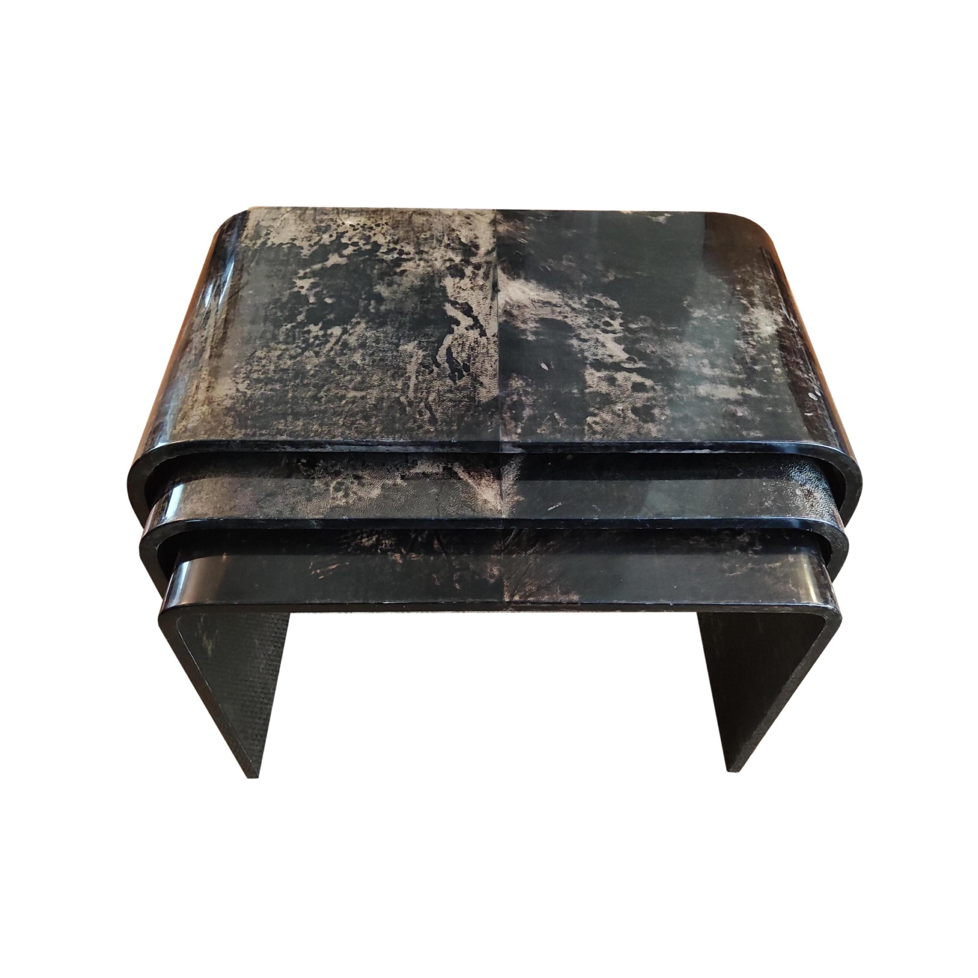Italian tables Aldo Tura, 1970s