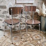 2 formica chairs, 1960s