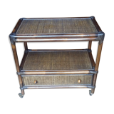 Bamboo and rattan rolling dessert