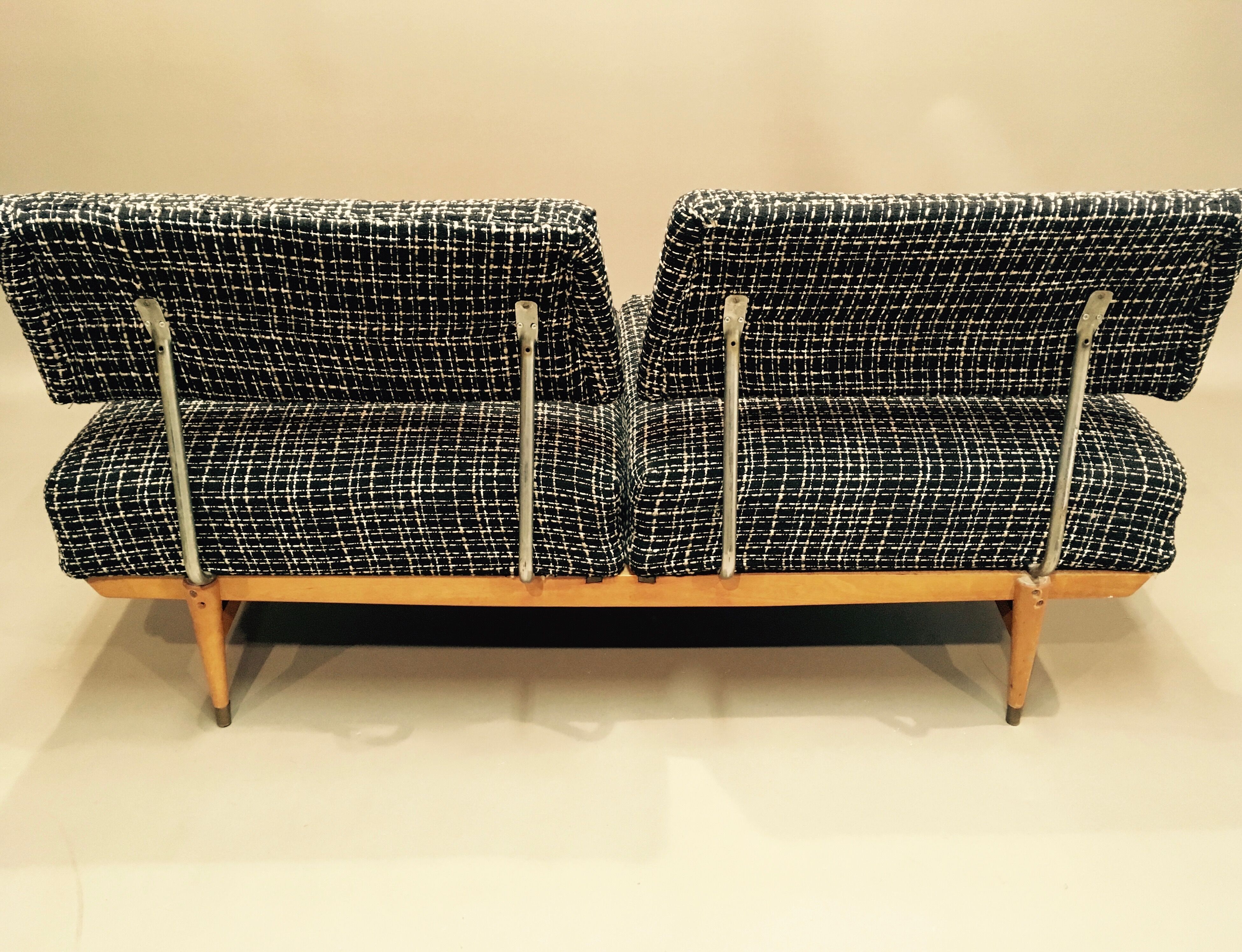 Sofa daybed modular 'design 1950'.