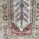 Tapis Kayseri turc vintage en soie et coton 106x61 cm