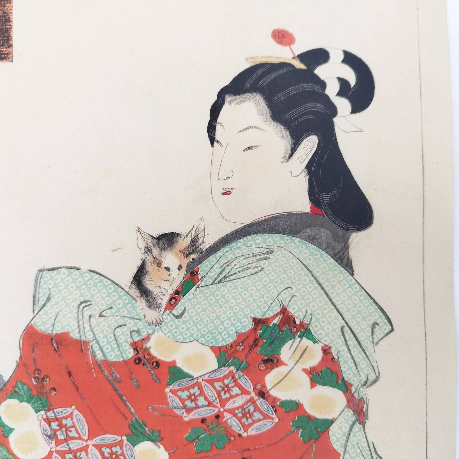 Japanese print Ogata Gekko early 20th century