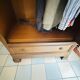 Cabinet with mirrored door in cherry wood, cabinetmaker