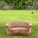 Velvet sofa