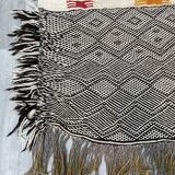 Small and famous Berber Zanafi rug, Taznakht handwoven, wool rug