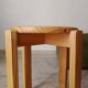Vintage stool in solid pine chalet/Scandinavian style.