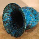 Large enameled vase