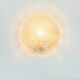 Geometric Amber Glass Wall Light/Ceiling Light from Limburg, Germany, 1970s