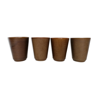 4 digoin sandstone cups