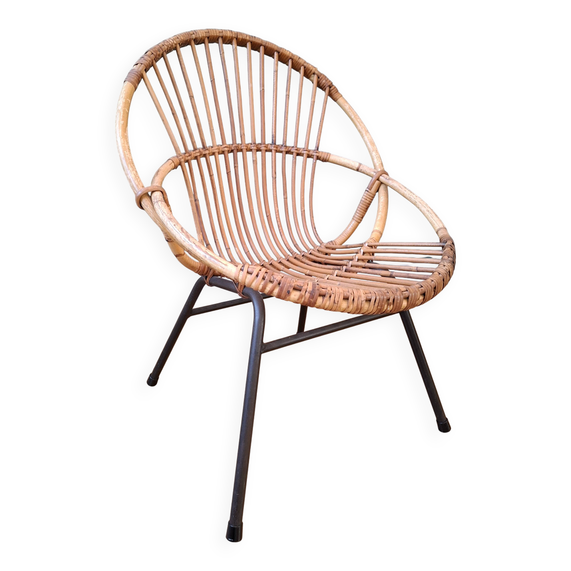 Rattan armchair