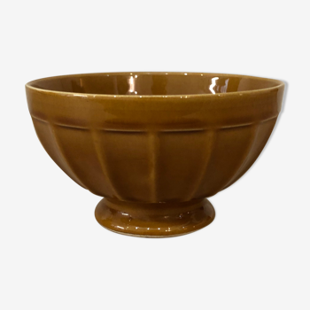 Yellow/brown ceramic bowl
