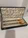Vintage salad cutlery with its box
