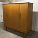 Scandinavian wardrobe 1960 teak 4 doors, 3 drawers, 2keys