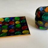 Empty pocket and tealight holder from the 70s