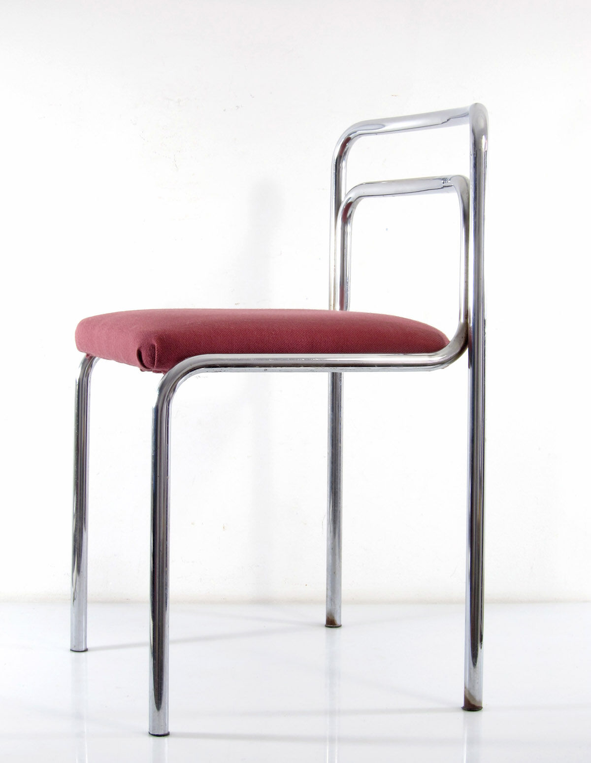 Seventies chrome vintage dining chairs