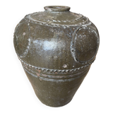 Old Asian tea jar