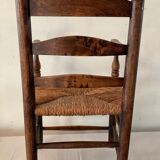 Vintage straw children's chair