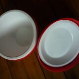 Strawberry ice bucket, vintage 1970s