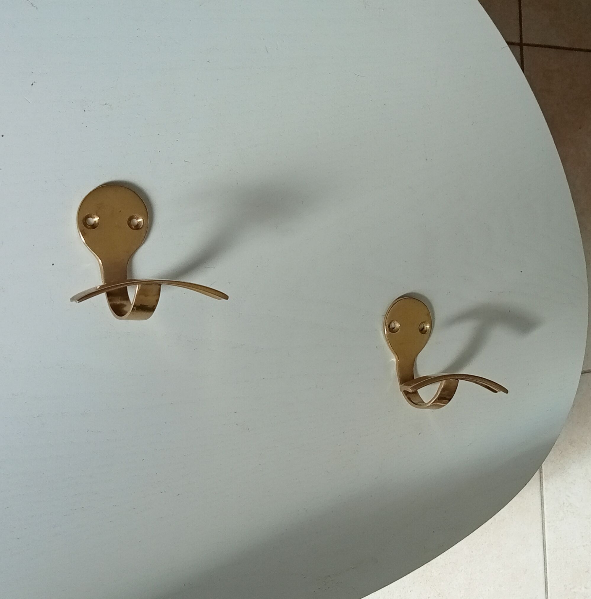 Pair of hooks vintage coat rack