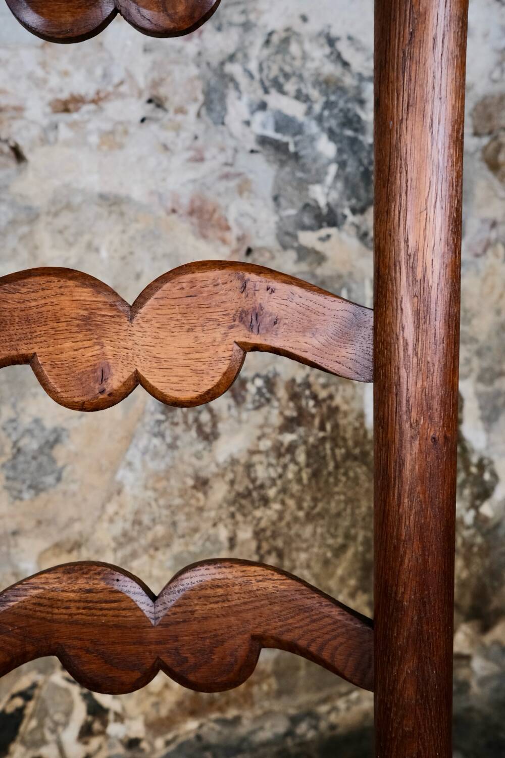 Pair of folk art chairs, France, mid-20th century