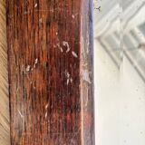 Bevelled mercury mirror with a wooden frame