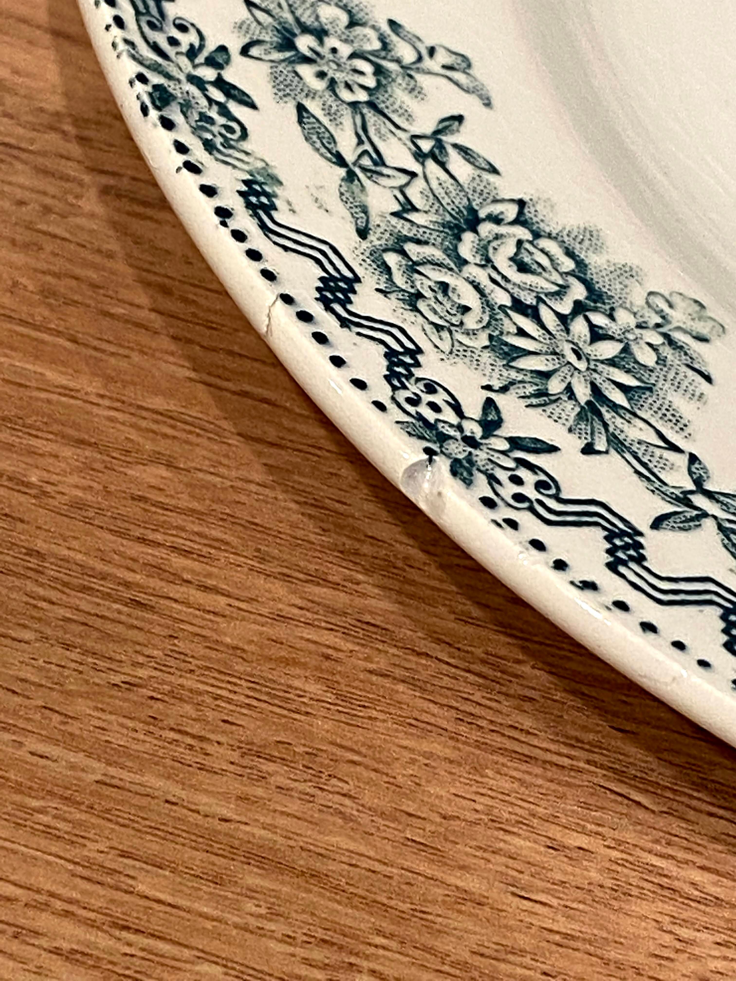 Paire d'assiettes Saint Amand collection Argenton