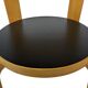 Chaise vintage modèle 65 par Alvar Aalto pour Artek (Linoléum noir)