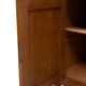 Art Nouveau Nightstand, Solid Oak & Marble Top, Hand-Carved, 1920s
