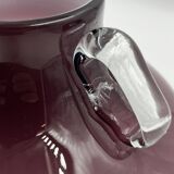 Purple opaline vase