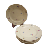 8 Digoin dessert plates