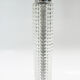 Table lamp glass er metal chrome 1970's