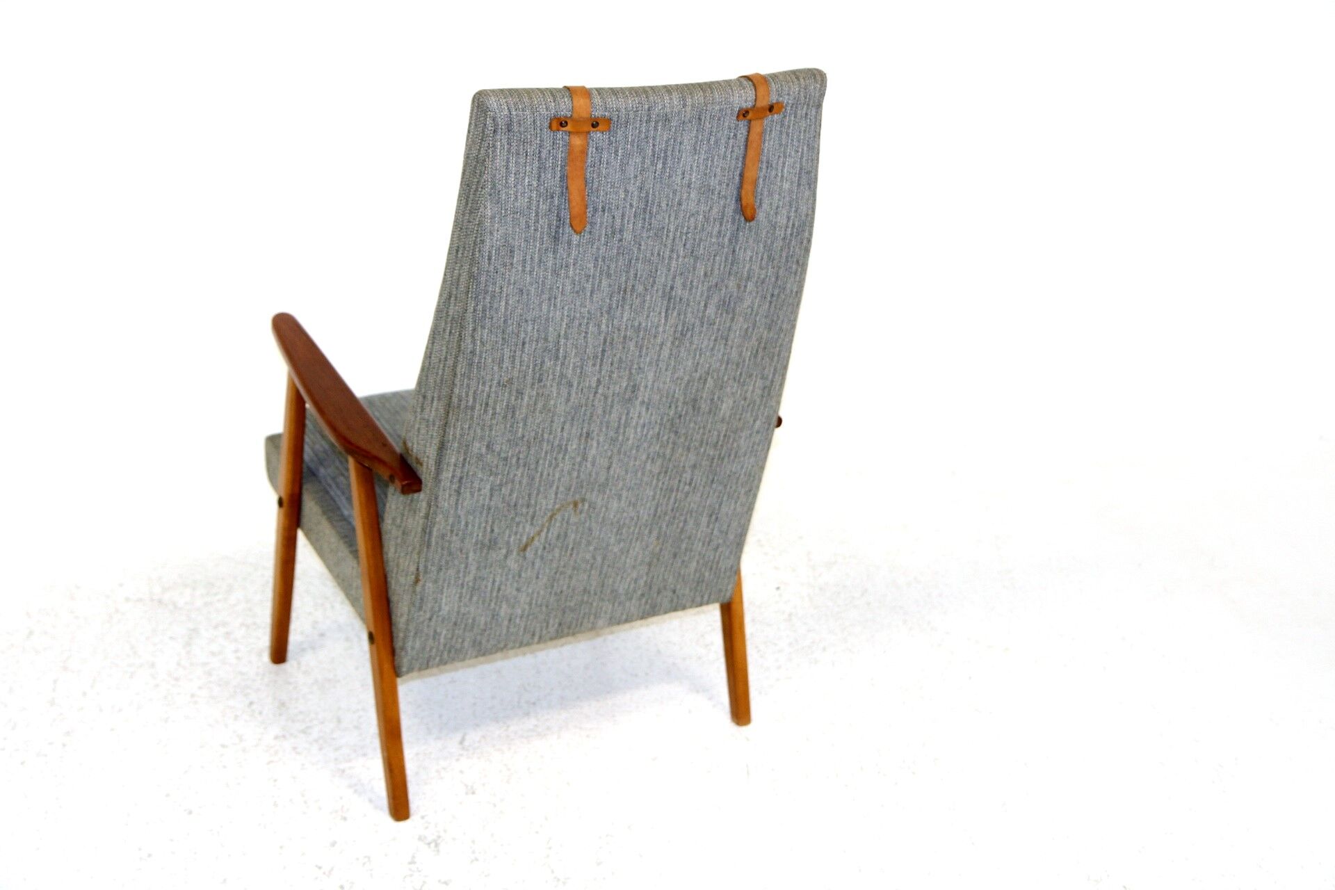 Scandinavian beech armchair, Sweden, 1950