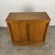 50s sliding door sideboard, wood, vintage