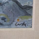Gerhard Lundberg (1905-1980), Swedish Modern Painting, 1972, Oil on Panel, Framed