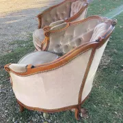 Pair of basket chairs