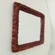 Vintage wicker mirror