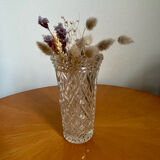 Vase en verre taillé 1970
