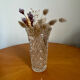 Vase en verre taillé 1970